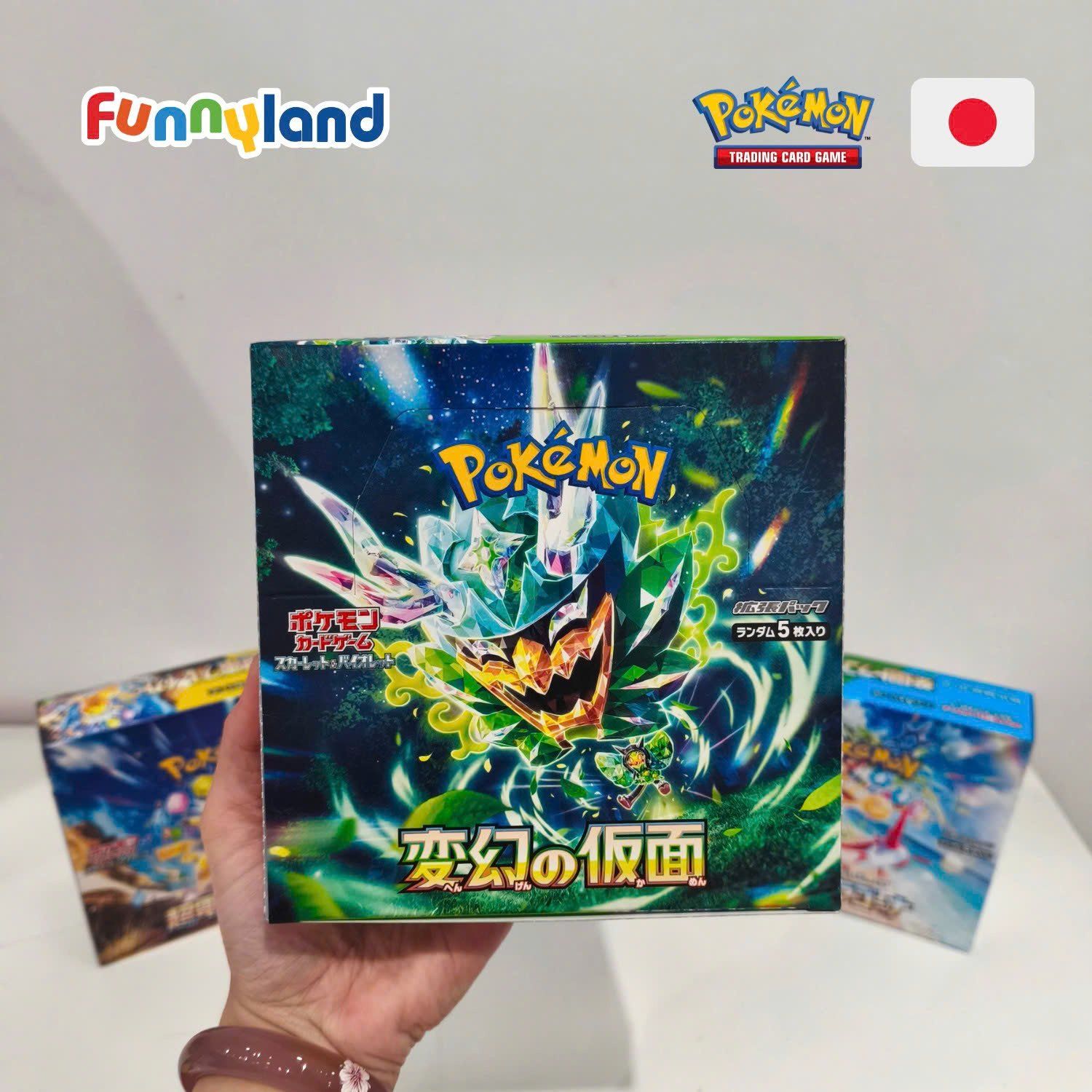 Bộ Thẻ bài Pokemon TCG - Bộ thẻ bài Mở Rộng Hengen No Kamen SV6 ( Tiếng Nhật)