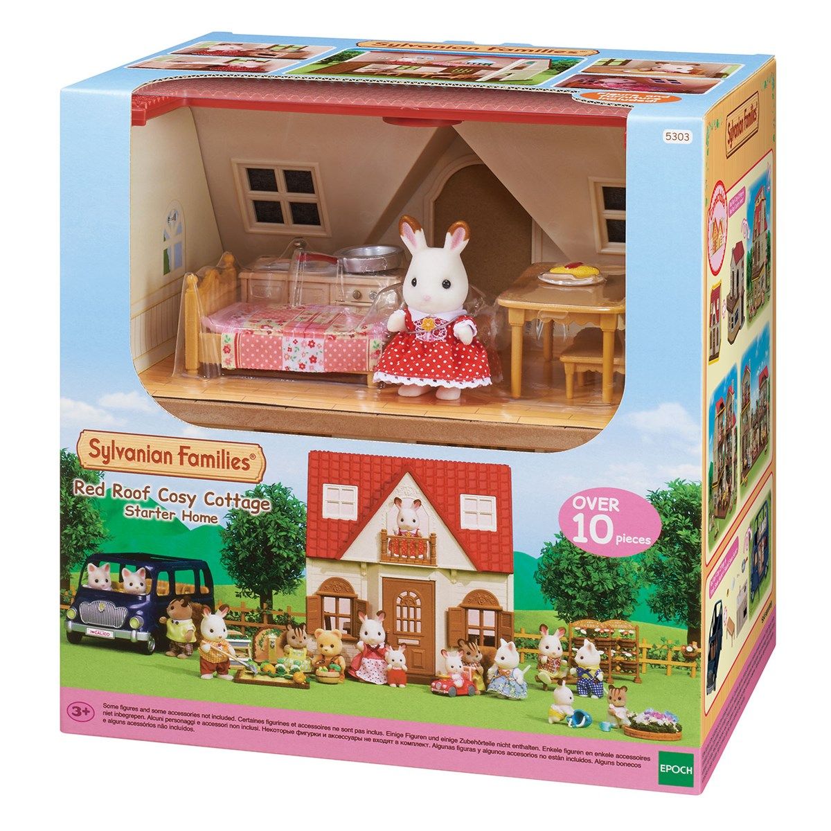 Nhà Thỏ Cosy Cottage Mái Ngói Đỏ
