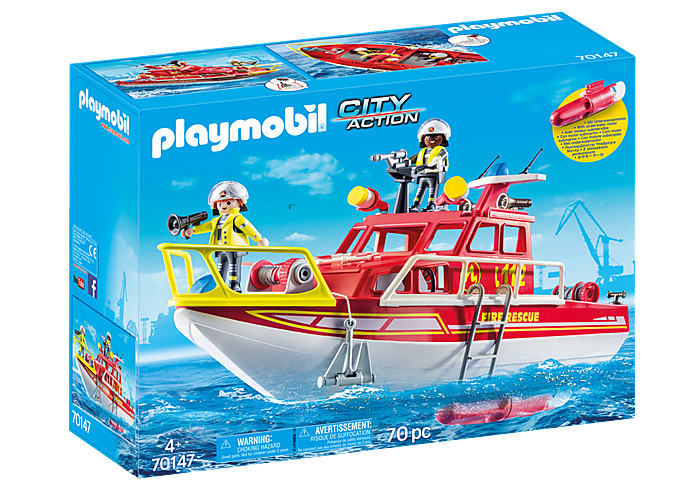 Thuyền cứu hỏa - Fire Rescue Boat