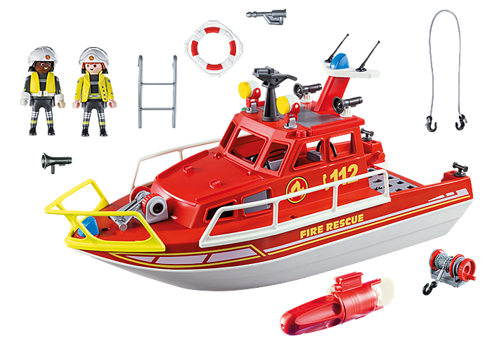Thuyền cứu hỏa - Fire Rescue Boat