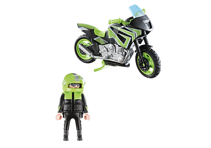 Xe moto và người lái - Motorcycle with Rider