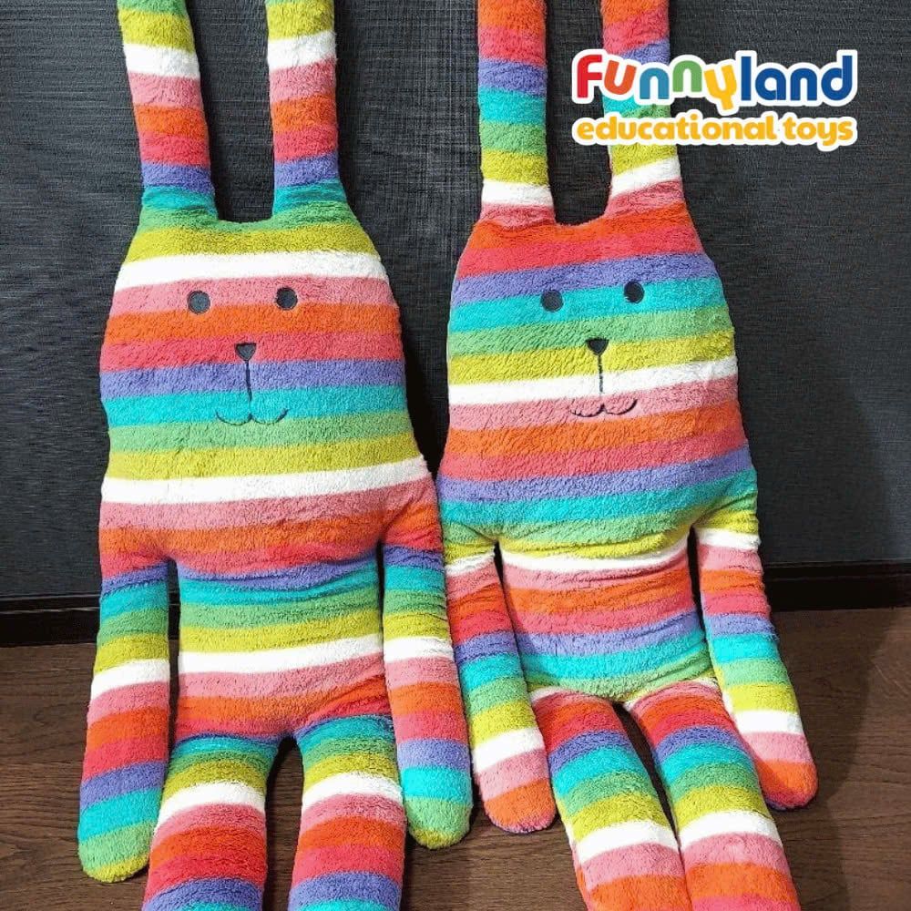 Gấu bông Nhật Bản Craftholic - Chú Thỏ Rainbow RAB
