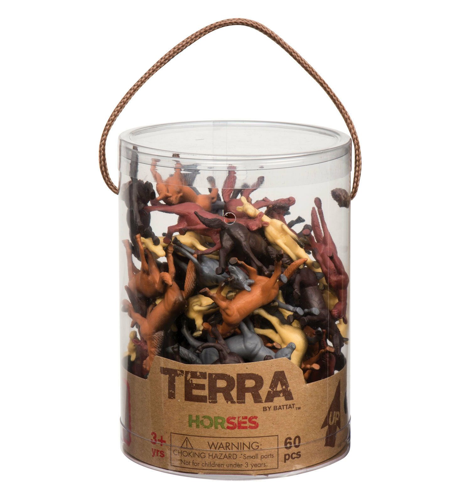 Horses Toy in a Tube (60-Piece)