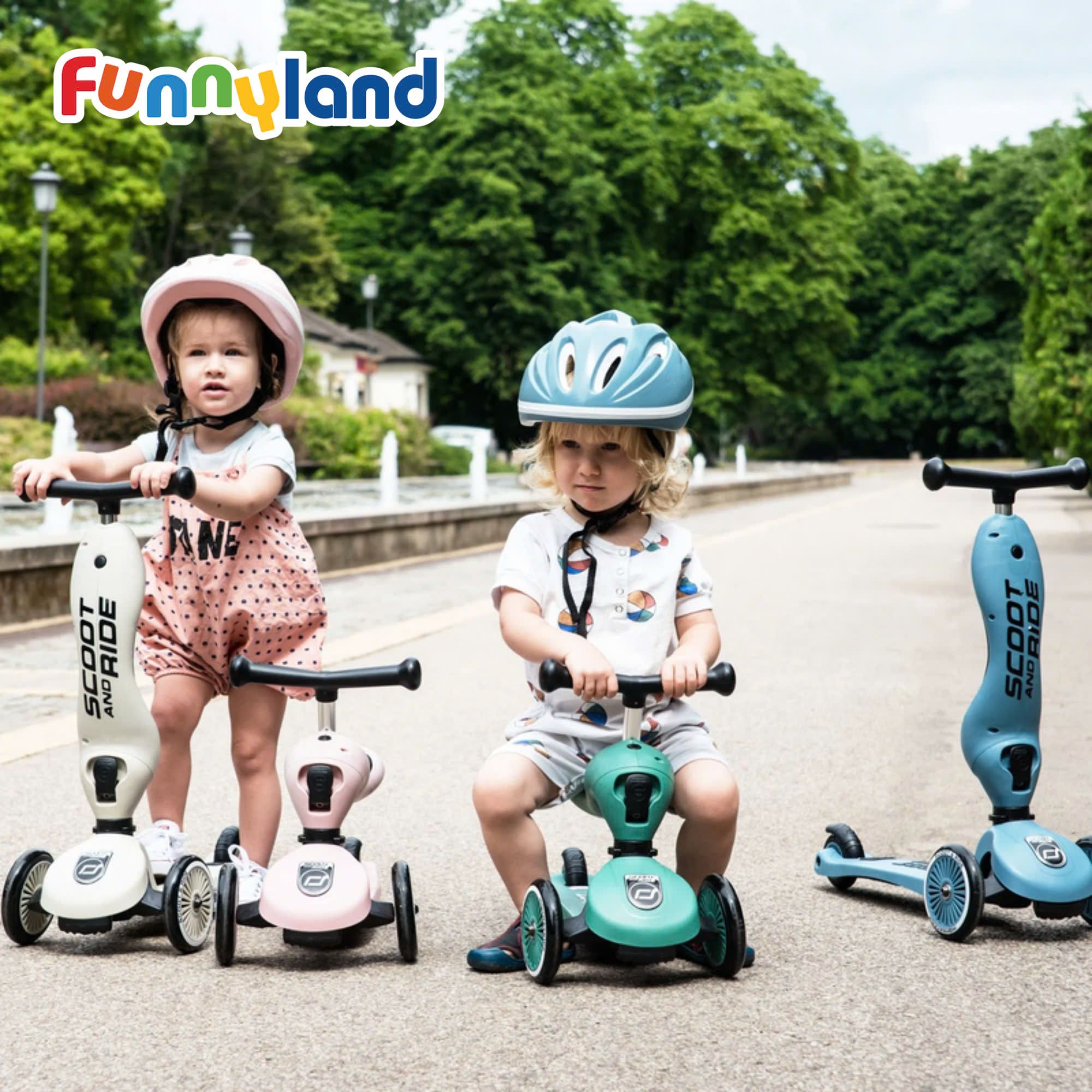 Xe scooter trẻ em Scoot and Ride Highwaykick 1 (Forest)