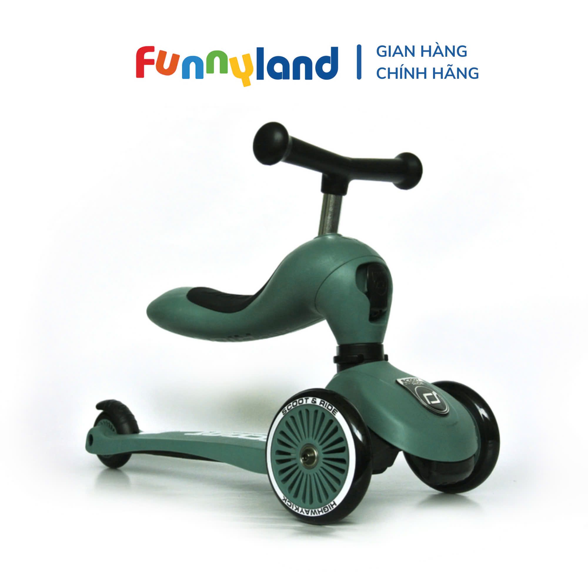 Xe scooter trẻ em Scoot and Ride Highwaykick 1 (Forest)