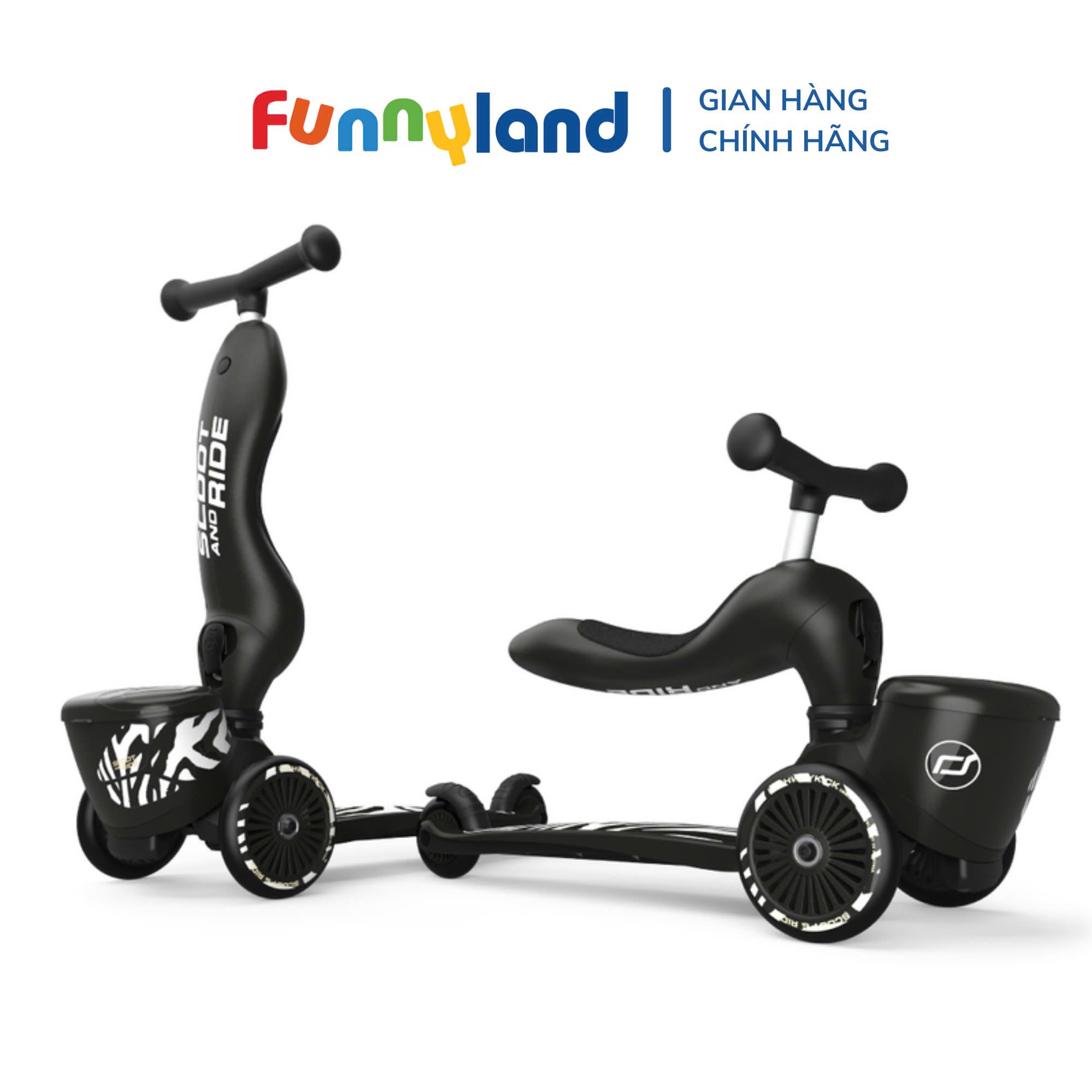 Xe scooter trẻ em scoot and ride Highwaykick 1 Lifestyle Zebra