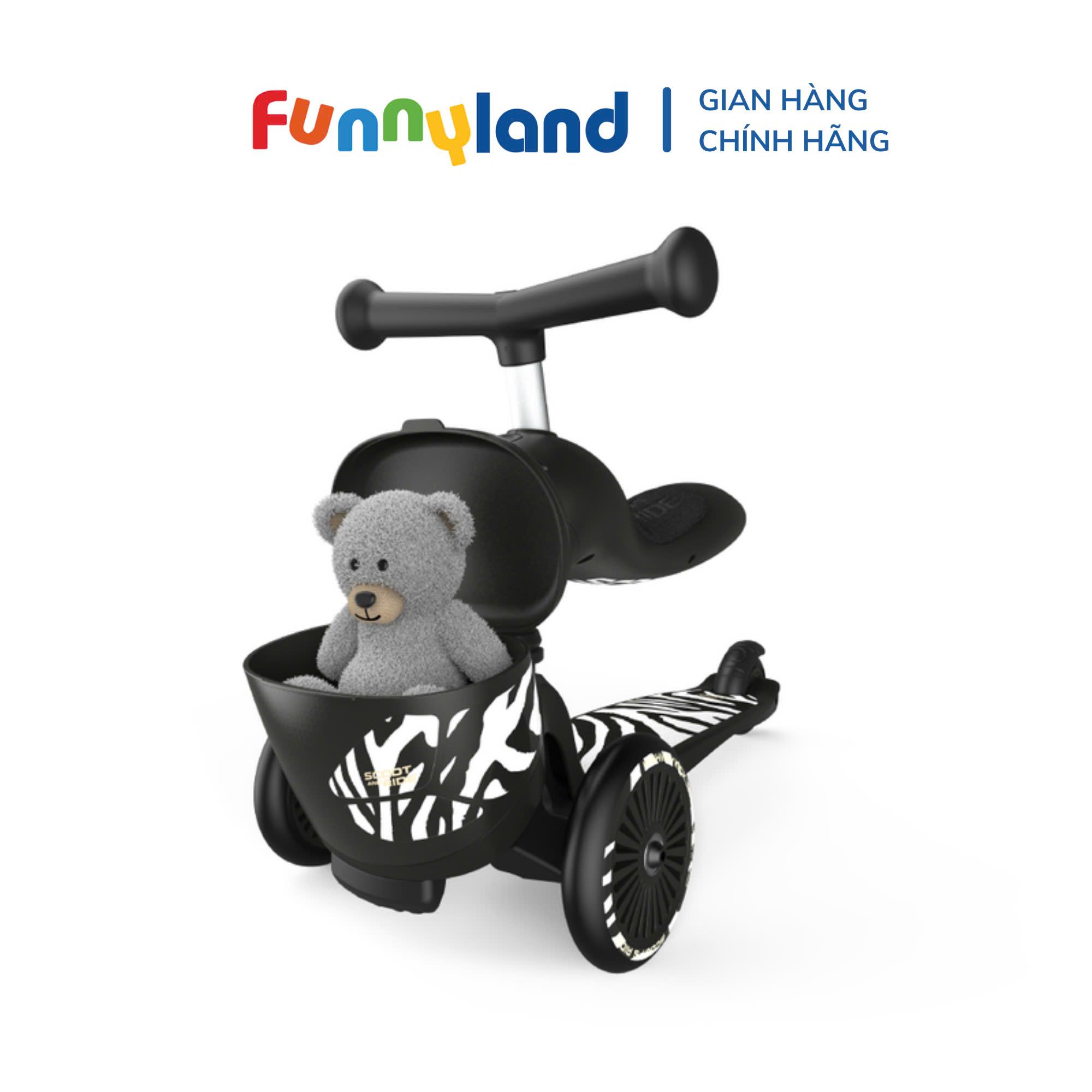 Xe scooter trẻ em scoot and ride Highwaykick 1 Lifestyle Zebra