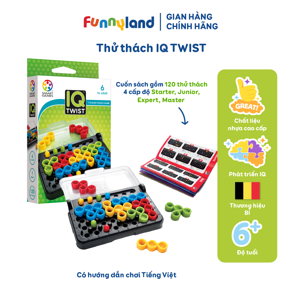Đồ chơi trí tuệ Smartgames Thử thách IQ Twist (SG 488)