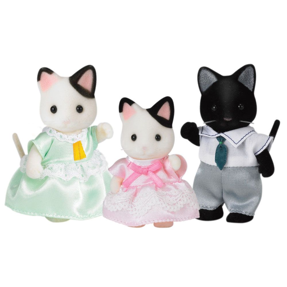 Marlowe Tuxedo Cat Family (3 members)