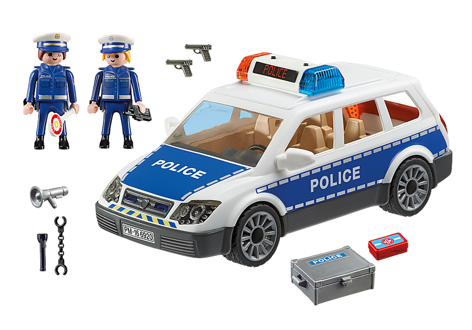 XE HƠI CẢNH SÁT CÓ ĐÈN VÀ ÂM THANH - Squad Car with Lights and Sound