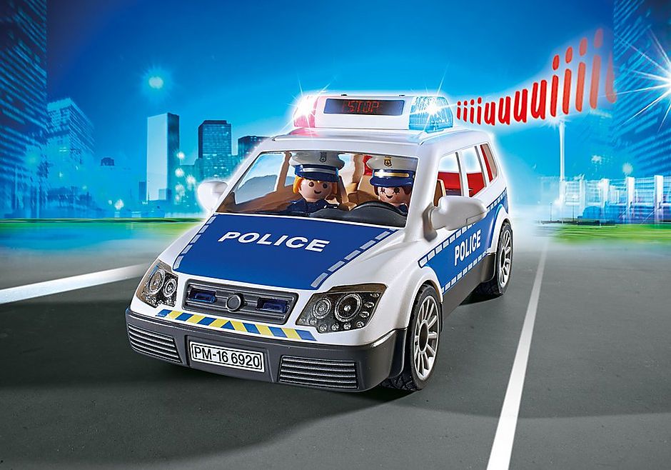 XE HƠI CẢNH SÁT CÓ ĐÈN VÀ ÂM THANH - Squad Car with Lights and Sound
