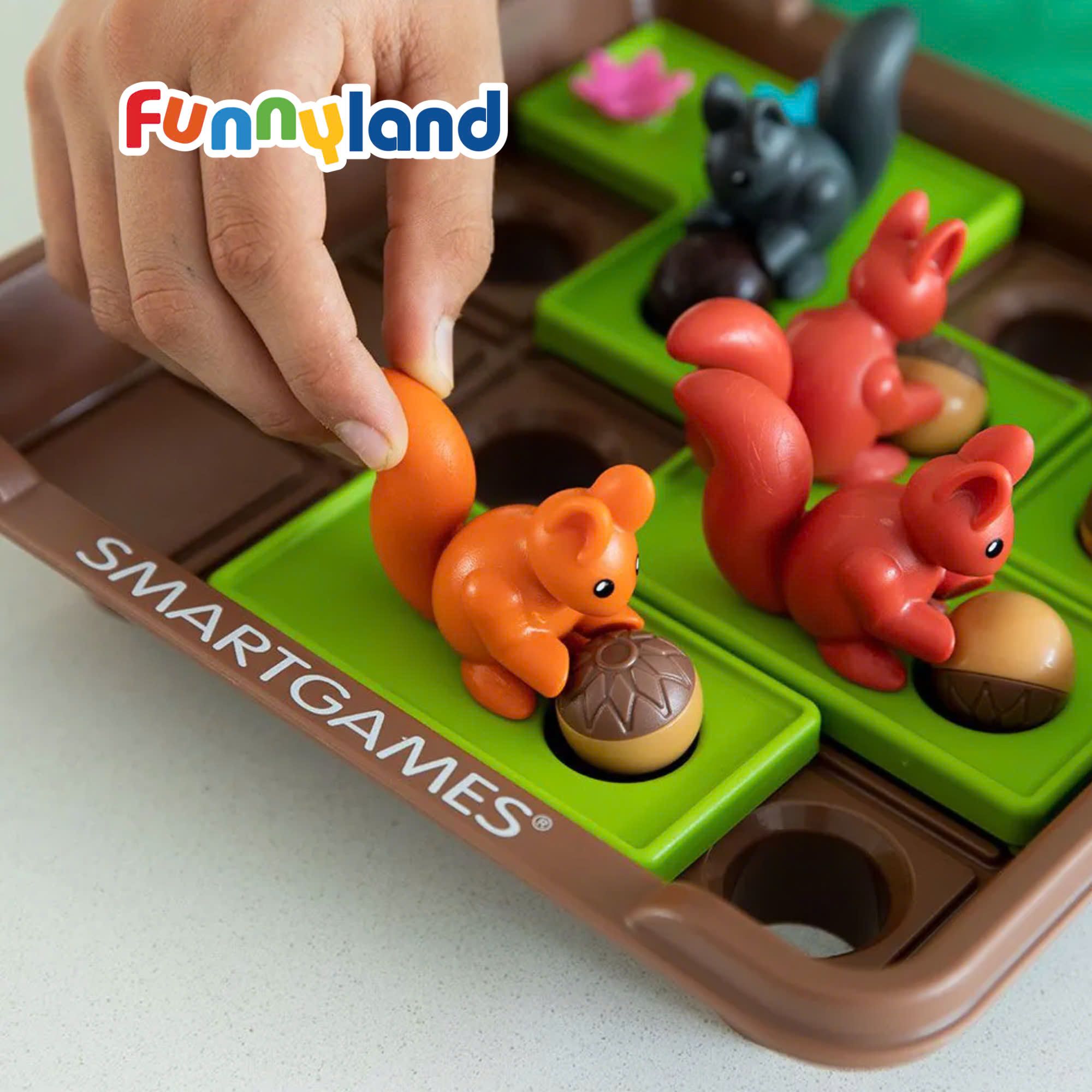 Đồ chơi trí tuệ Smartgames Thử thách Squirrels Go Nuts! XXL