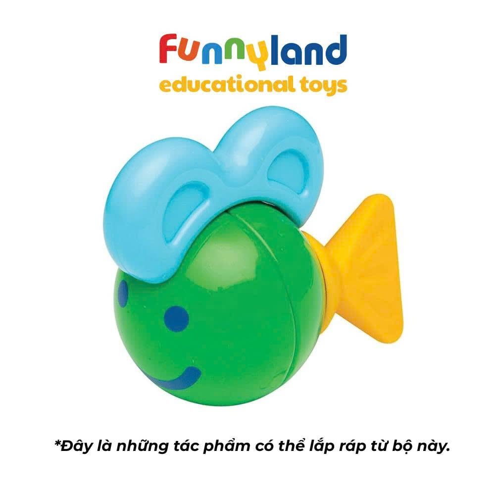 Đồ chơi xếp hình nam châm Hàn Quốc Stick-O FISHING SET