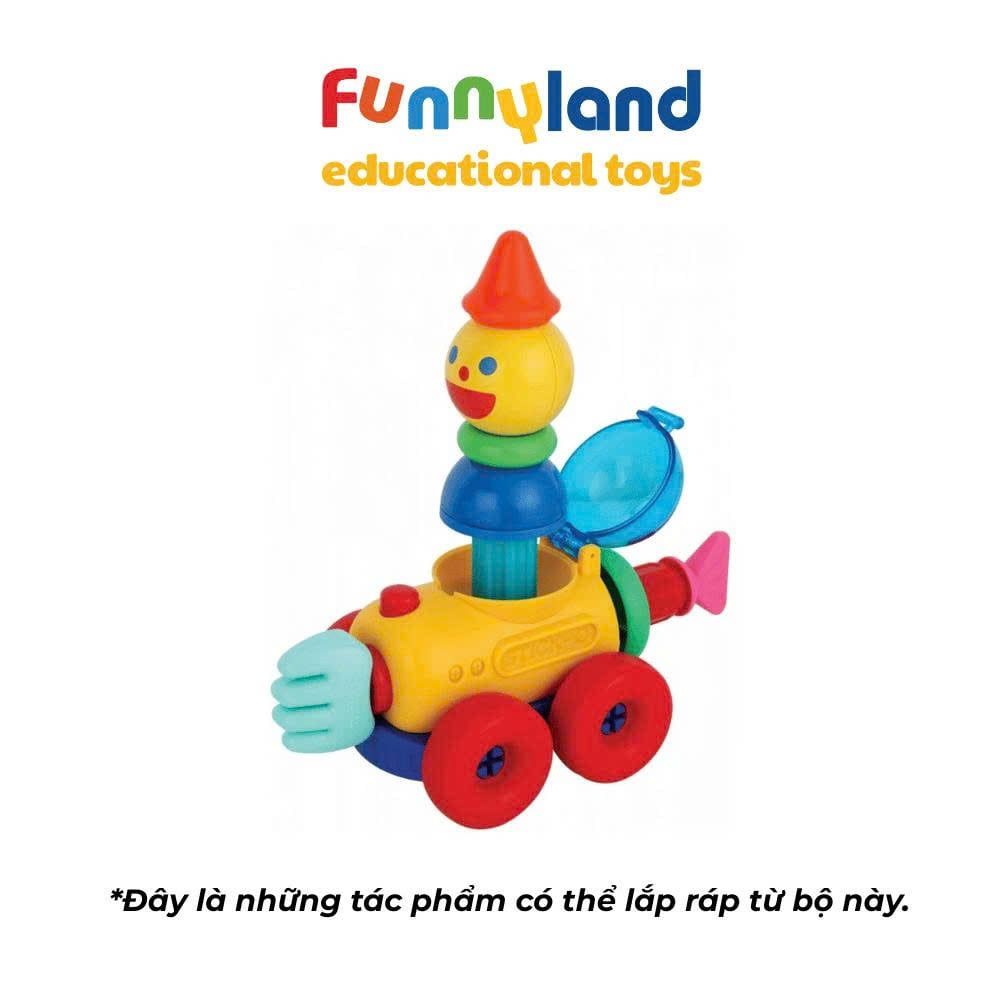 Đồ chơi xếp hình nam châm Hàn Quốc Stick-O MY FIRST WHEEL SET