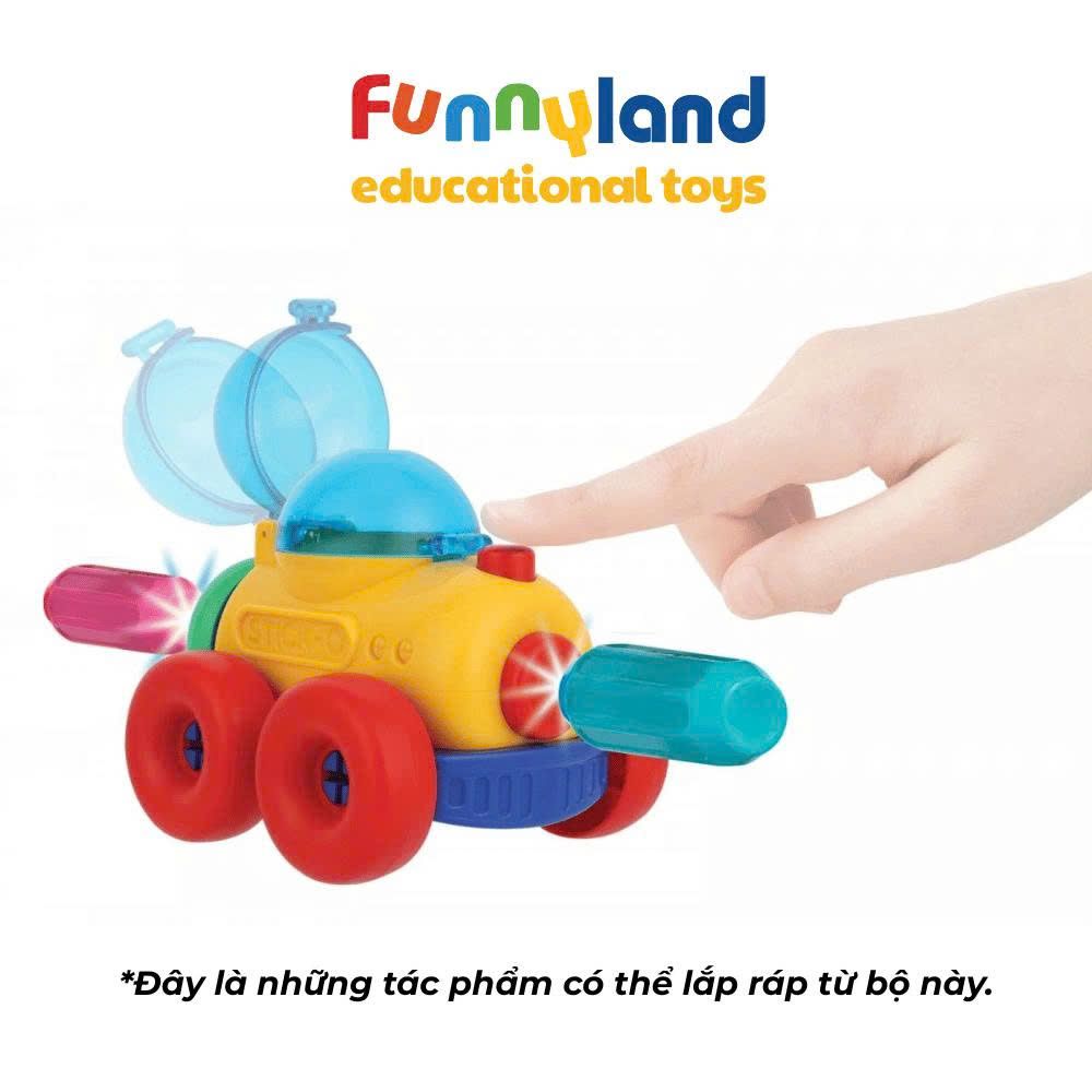 Đồ chơi xếp hình nam châm Hàn Quốc Stick-O MY FIRST WHEEL SET