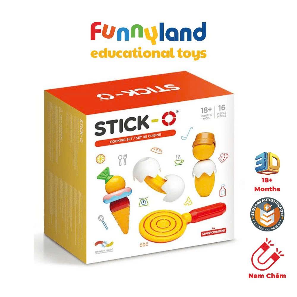 Đồ chơi xếp hình nam châm Hàn Quốc Stick-O ROLE PLAY SET