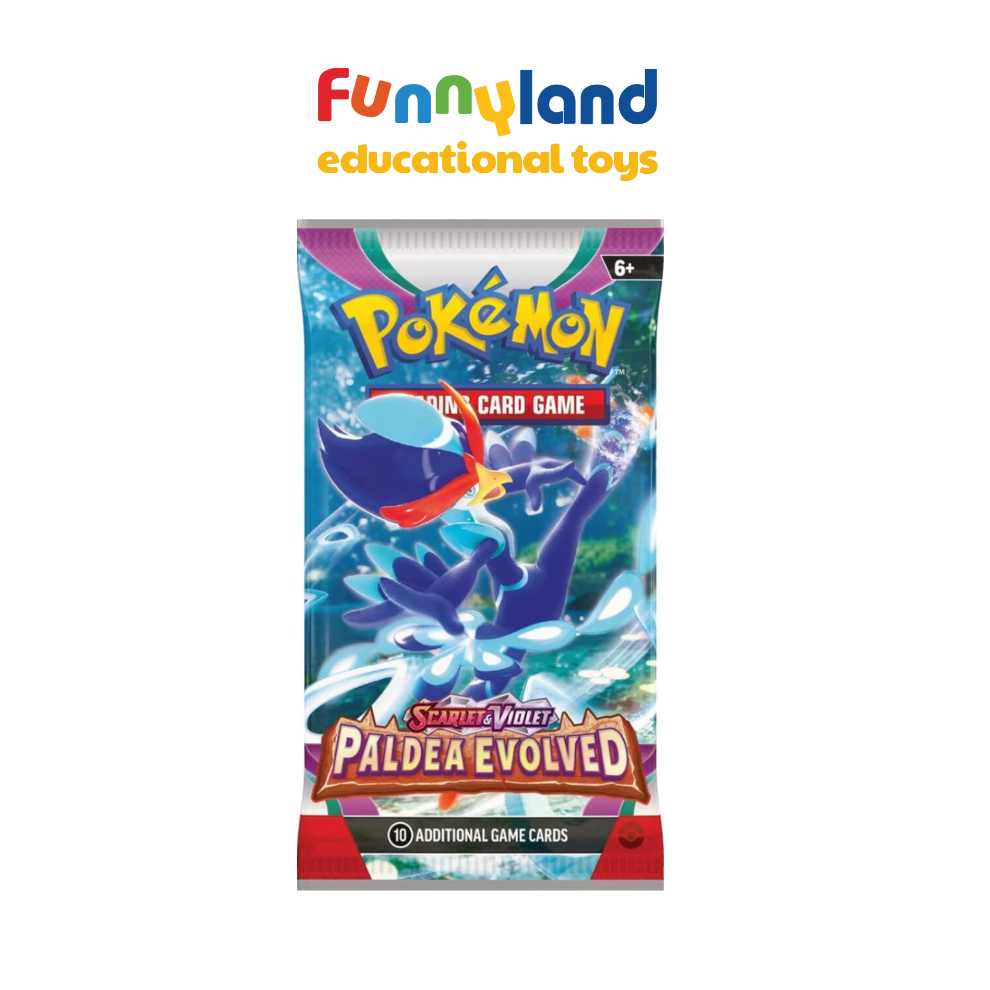 Thẻ bài Pokémon TCG: Scarlet & Violet - Paldea Evolved Sleeved Booster Pack