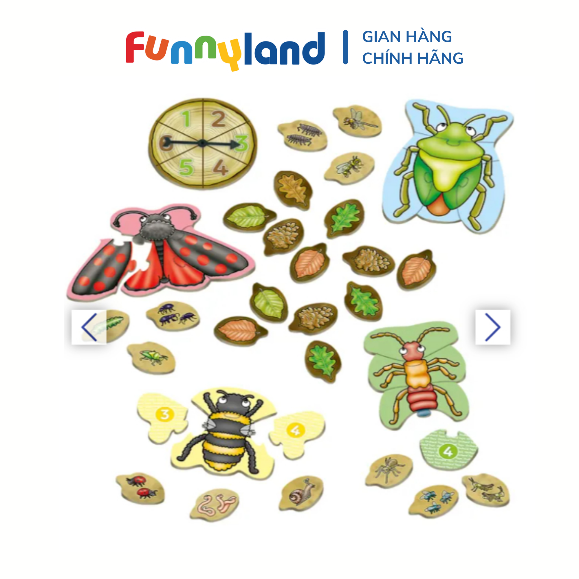 Đồ chơi trí tuệ OrchardToys Bug Hunters - Thợ Săn Sâu Bọ