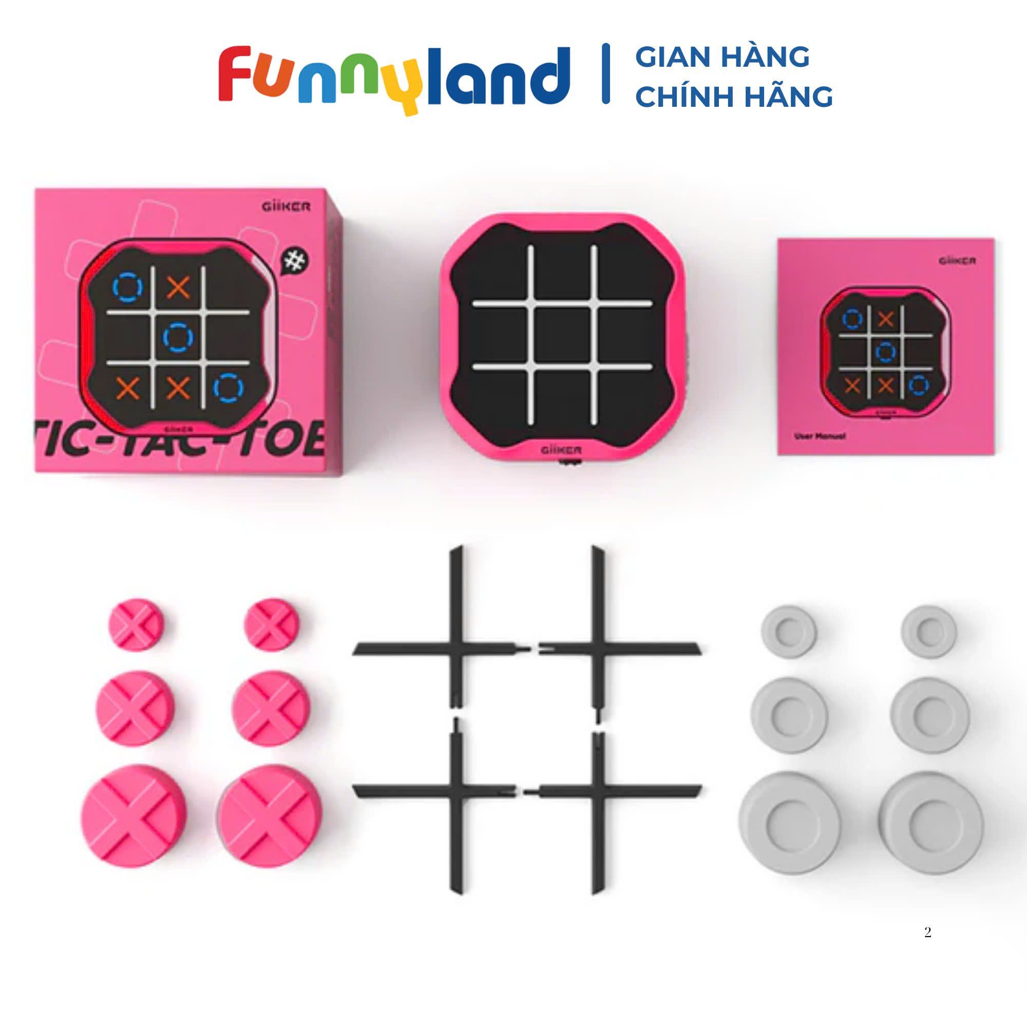Đồ chơi thông minh Giiker Tic-Tac-Toe Bolt Pink