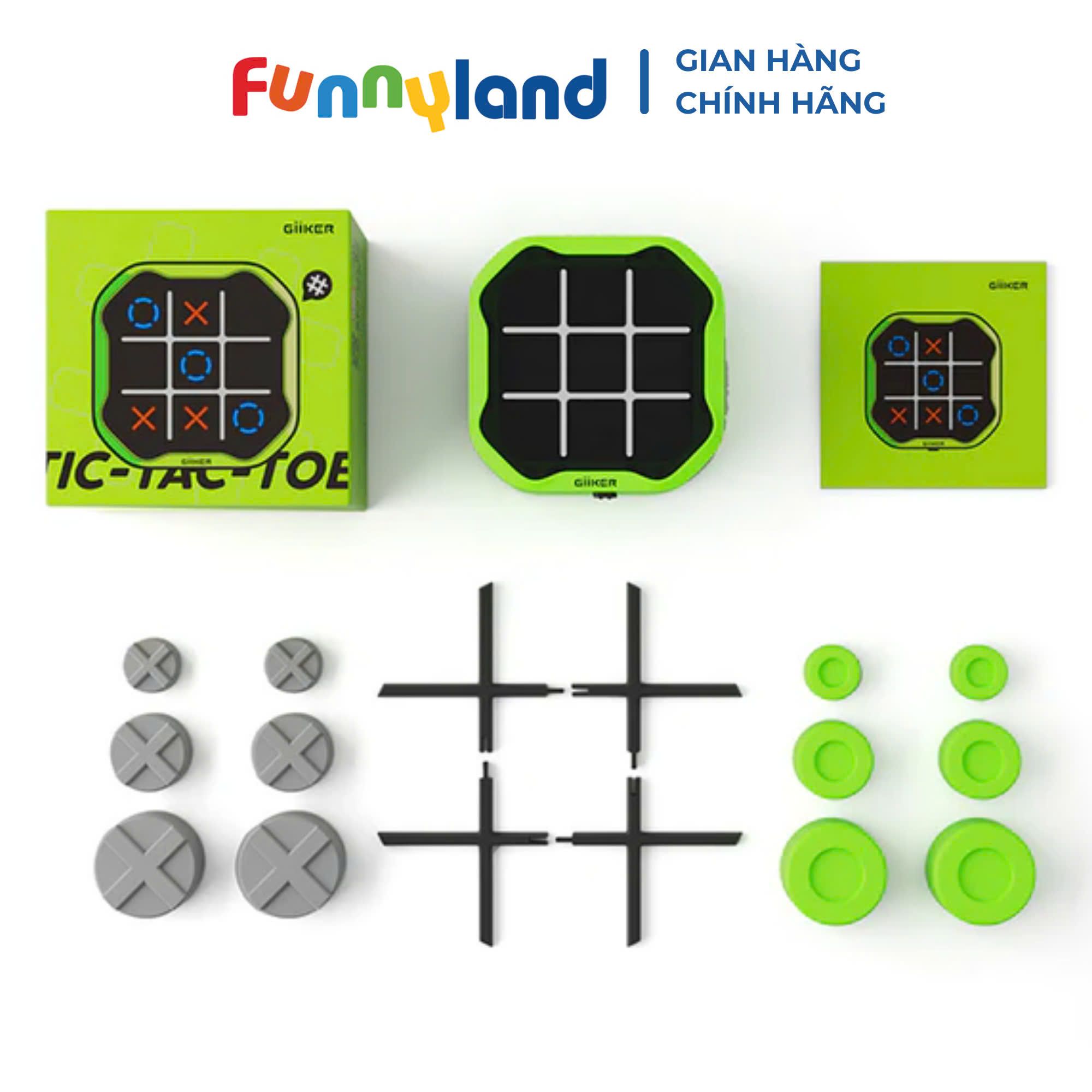 Đồ chơi thông minh Giiker Tic-Tac-Toe Bolt Green