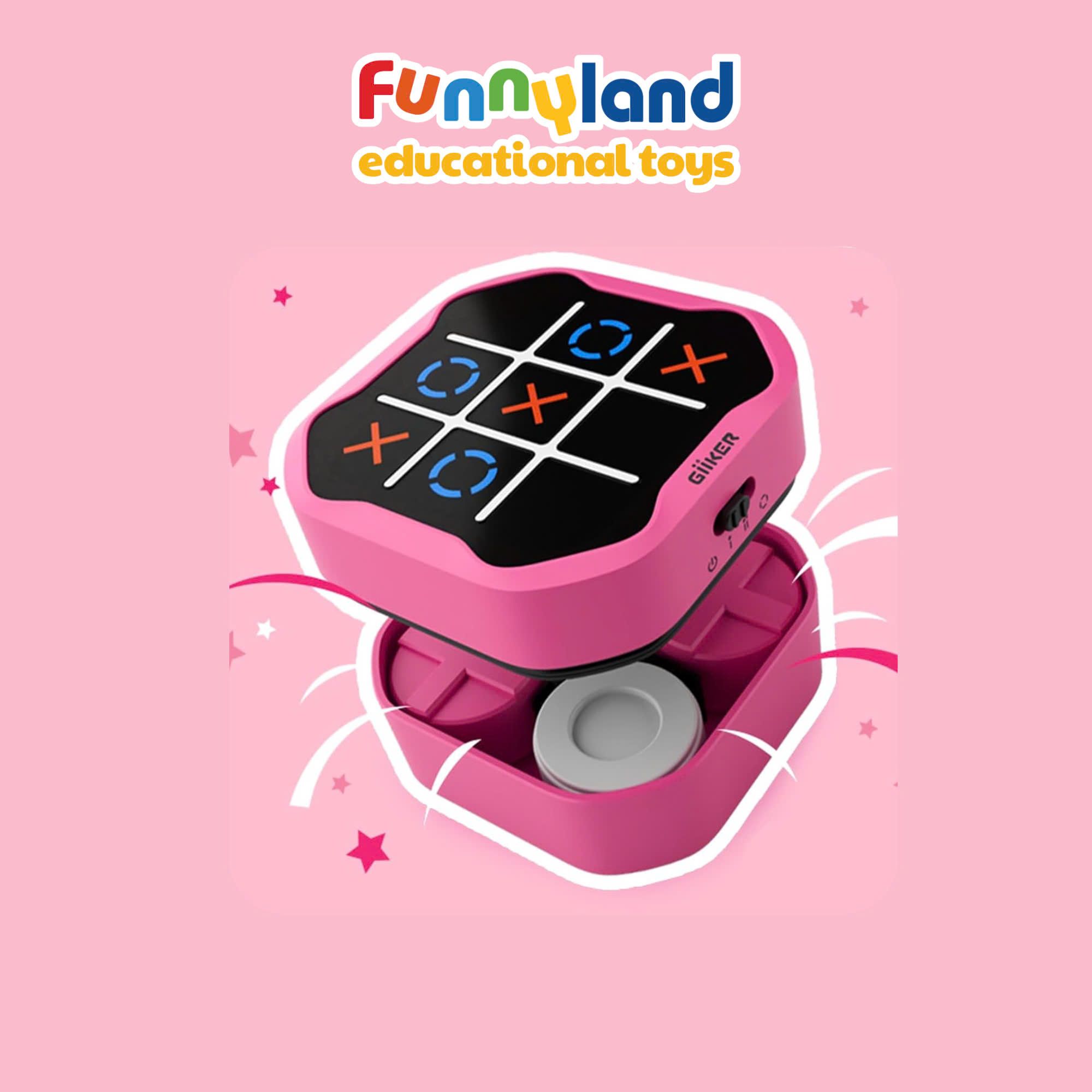 Đồ chơi thông minh Giiker Tic-Tac-Toe Bolt Pink