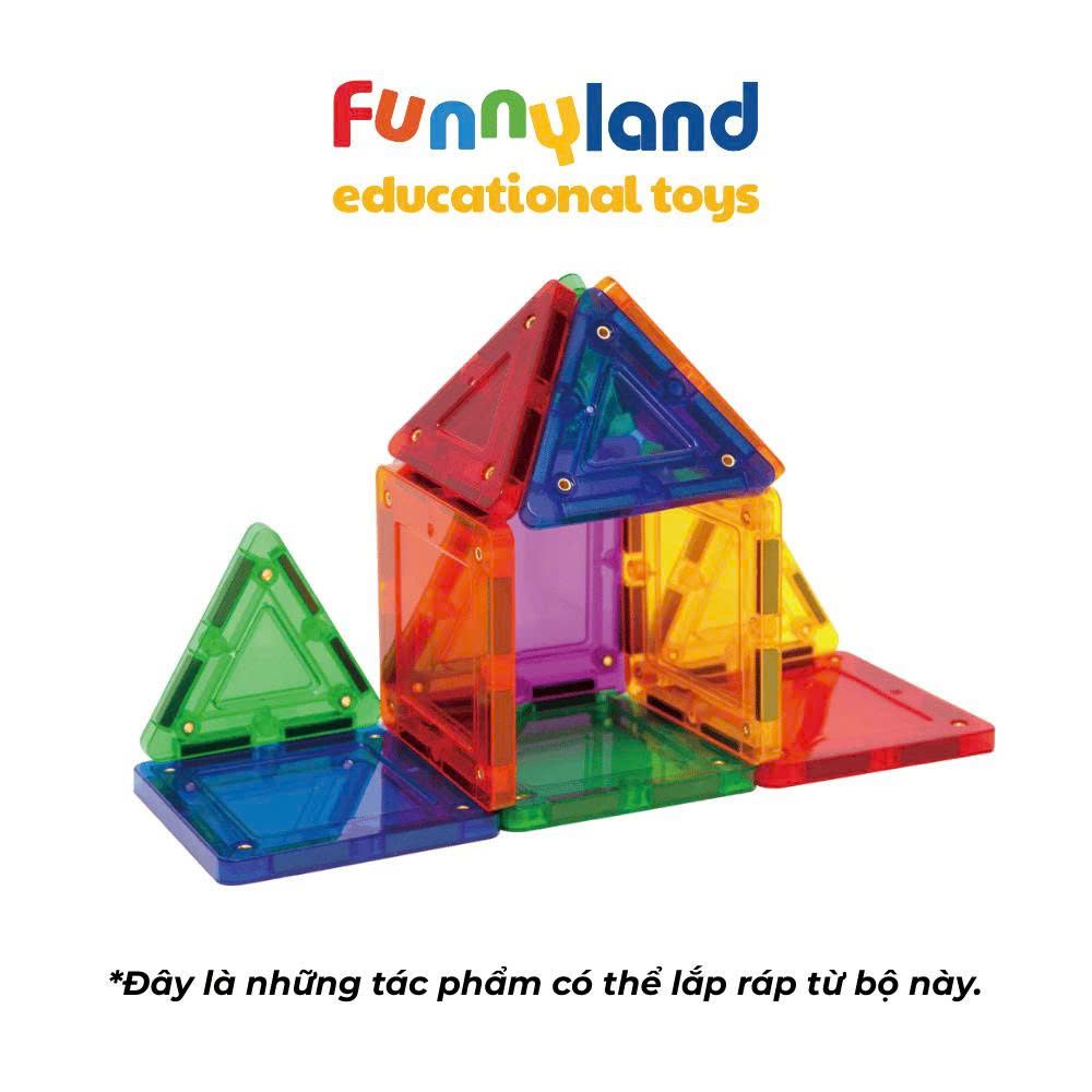 Đồ chơi xếp hình nam châm Hàn Quốc TILEBLOX Rainbow 14pc set