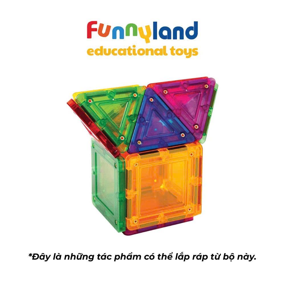Đồ chơi xếp hình nam châm Hàn Quốc TILEBLOX Rainbow 14pc set