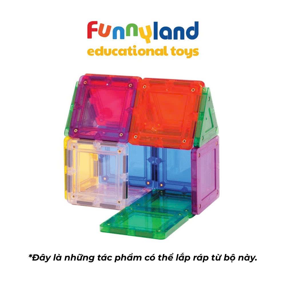 Đồ chơi xếp hình nam châm Hàn Quốc TILEBLOX Rainbow 20pc