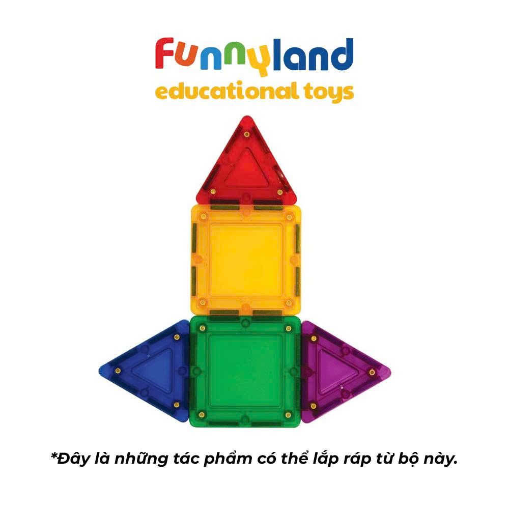 Đồ chơi xếp hình nam châm Hàn Quốc TILEBLOX Rainbow 20pc