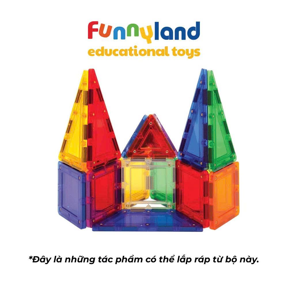 Đồ chơi xếp hình nam châm Hàn Quốc TILEBLOX Rainbow 42pc