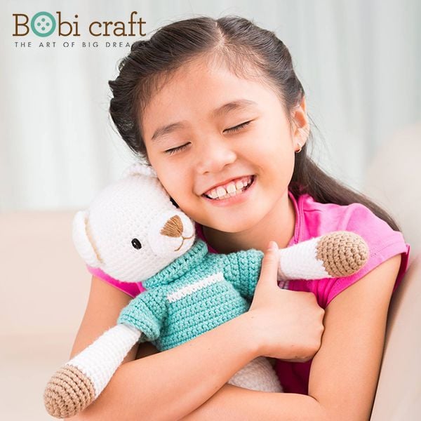 Gấu Bobbie đứng L - Bộ màu