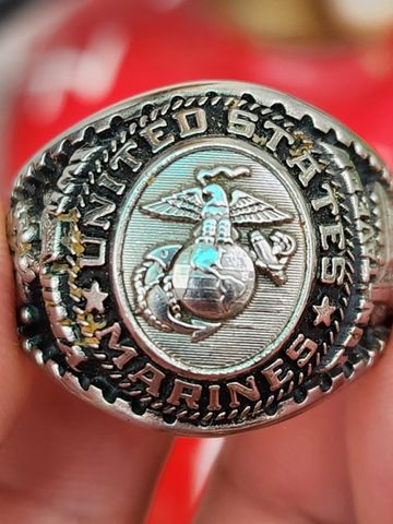  nhẫn mỹ xưa hợp kim usmc jostens ltm 