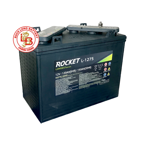 ẮC QUY ROCKET L-1275, ẮC QUY CÔNG NGHIỆP, ẮC QUY HÀN QUỐC, ẮC QUY XẢ SÂU