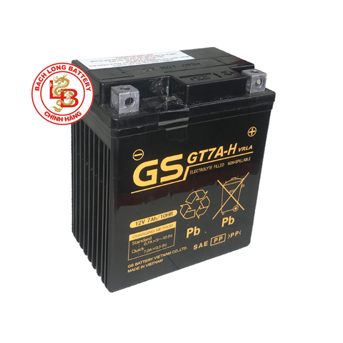 Ắc Quy GS MF GT7A (12V-7AH), Ắc Quy GS XE MÁY