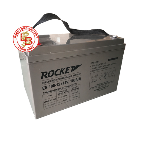 Ắc Quy ROCKET ES100-12 (100V-12AH) | BÌNH Ắc Quy KHÔ GEL| BÌNH Ắc Quy MIỄN BẢO DƯỠNG | BÌNH Ắc Quy THÁI LAN | BÌNH Ắc Quy EAGLE | BÌNH Ắc Quy CHO THIẾT BỊ VIỄN THÔNG, CÔNG NGHIỆP, NĂNG LƯỢNG MẶT TRỜI