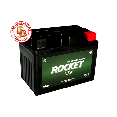 Ắc Quy ROCKET STZ5S (12V-4AH) | BÌNH Ắc Quy KHÔ AGM| BÌNH Ắc Quy MIỄN BẢO DƯỠNG | BÌNH Ắc Quy HÀN QUỐC | BÌNH Ắc Quy ROCKET | BÌNH Ắc Quy CHO XE MÁY, XE MÔ TÔ PHÂN KHỐI LỚN