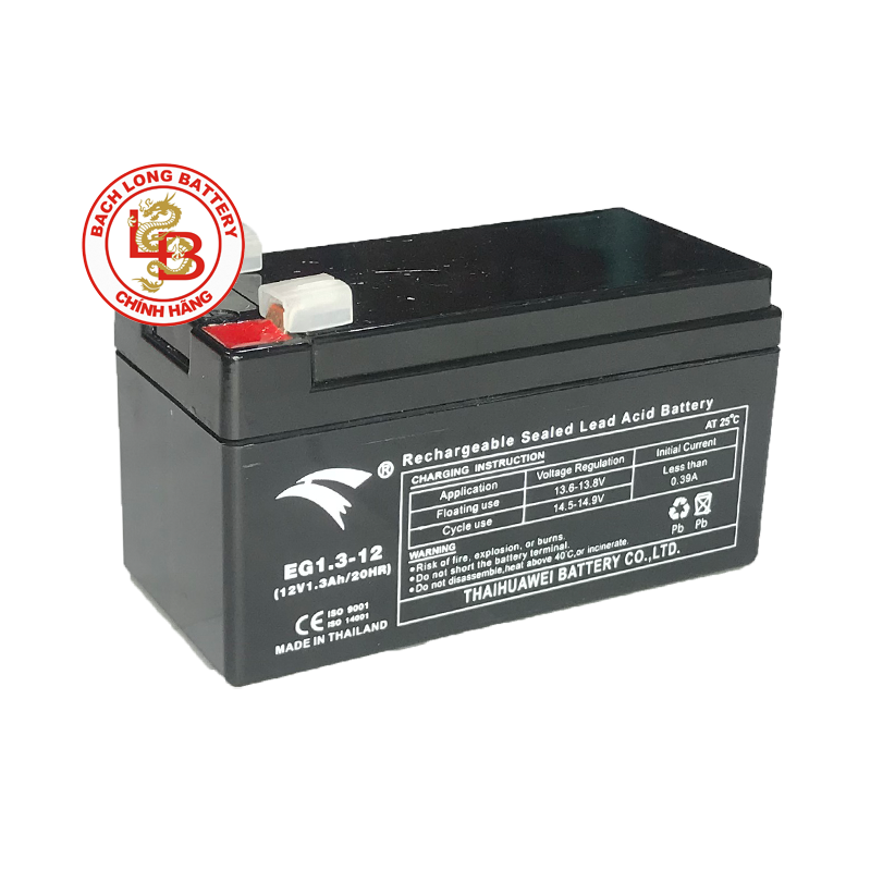  Ắc Quy EAGLE EG1.3-12 (12V-1.3AH) 