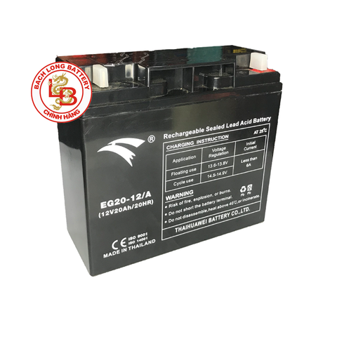 Ắc Quy EAGLE EG20-12 (12V-20AH) | BÌNH Ắc Quy KHÔ GEL| BÌNH Ắc Quy MIỄN BẢO DƯỠNG | BÌNH Ắc Quy THÁI LAN | BÌNH Ắc Quy EAGLE | BÌNH Ắc Quy CHO THIẾT BỊ VIỄN THÔNG, CÔNG NGHIỆP, NĂNG LƯỢNG MẶT TRỜI