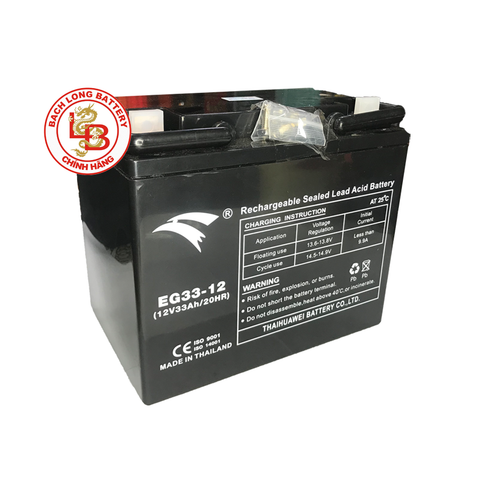 Ắc Quy EAGLE EG33-12 (12V-33AH) | BÌNH Ắc Quy KHÔ GEL| BÌNH Ắc Quy MIỄN BẢO DƯỠNG | BÌNH Ắc Quy THÁI LAN | BÌNH Ắc Quy EAGLE | BÌNH Ắc Quy CHO THIẾT BỊ VIỄN THÔNG, CÔNG NGHIỆP, NĂNG LƯỢNG MẶT TRỜI