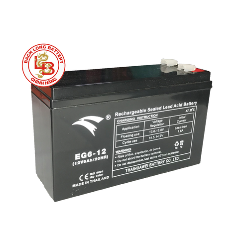 Ắc Quy EAGLE EG6-12 (12V-6AH) | BÌNH Ắc Quy KHÔ GEL| BÌNH Ắc Quy MIỄN BẢO DƯỠNG | BÌNH Ắc Quy THÁI LAN | BÌNH Ắc Quy EAGLE | BÌNH Ắc Quy CHO THIẾT BỊ VIỄN THÔNG, CÔNG NGHIỆP, NĂNG LƯỢNG MẶT TRỜI