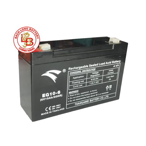 Ắc Quy EAGLE EG10-6 (6V-10AH) | BÌNH Ắc Quy KHÔ GEL| BÌNH Ắc Quy MIỄN BẢO DƯỠNG | BÌNH Ắc Quy THÁI LAN | BÌNH Ắc Quy EAGLE | BÌNH Ắc Quy CHO THIẾT BỊ VIỄN THÔNG, CÔNG NGHIỆP, NĂNG LƯỢNG MẶT TRỜI