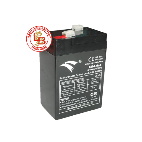 Ắc Quy EAGLE EG4-6 (6V-4AH) | BÌNH Ắc Quy KHÔ GEL| BÌNH Ắc Quy MIỄN BẢO DƯỠNG | BÌNH Ắc Quy THÁI LAN | BÌNH Ắc Quy EAGLE | BÌNH Ắc Quy CHO THIẾT BỊ VIỄN THÔNG, CÔNG NGHIỆP, NĂNG LƯỢNG MẶT TRỜI