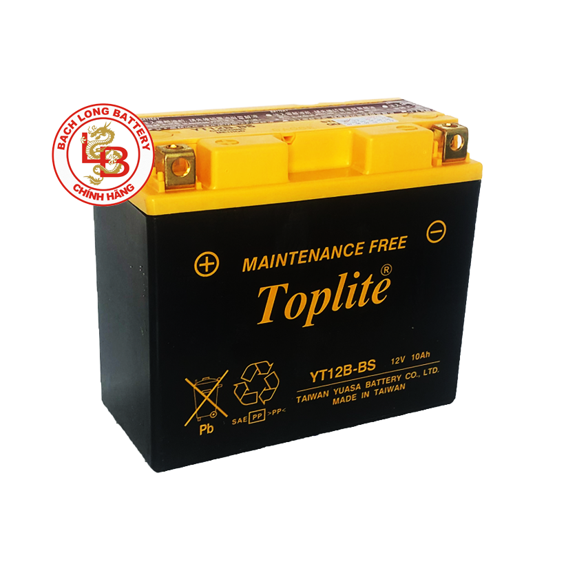 Ắc Quy TOPLITE YT12B-BS (12V-10AH)