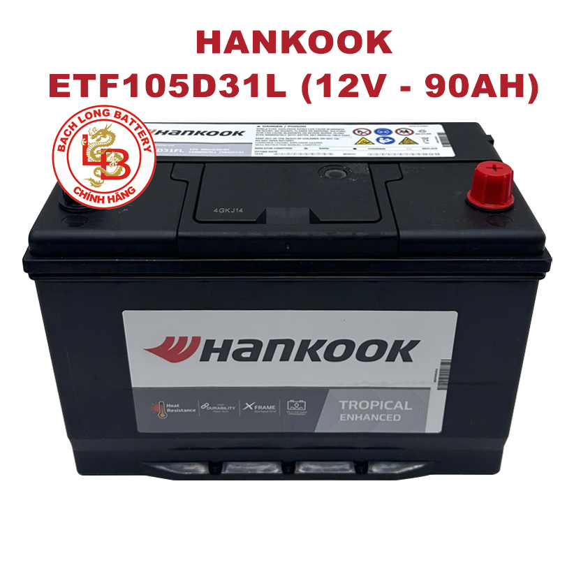 Ắc Quy HANKOOK ETF 105D31L (12V-90Ah)
