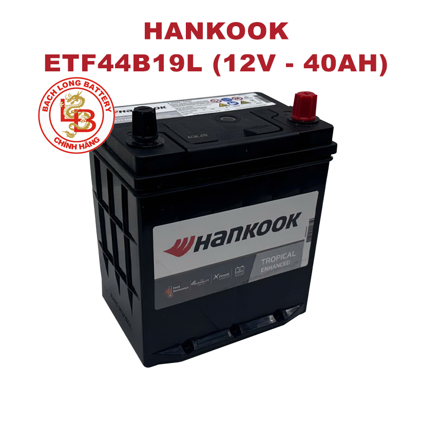 Ắc Quy HANKOOK ETF 44B19L (12V-40Ah)