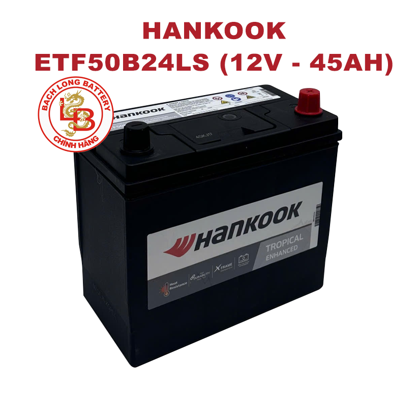Ắc Quy HANKOOK ETF 50B24LS (12V-45Ah)