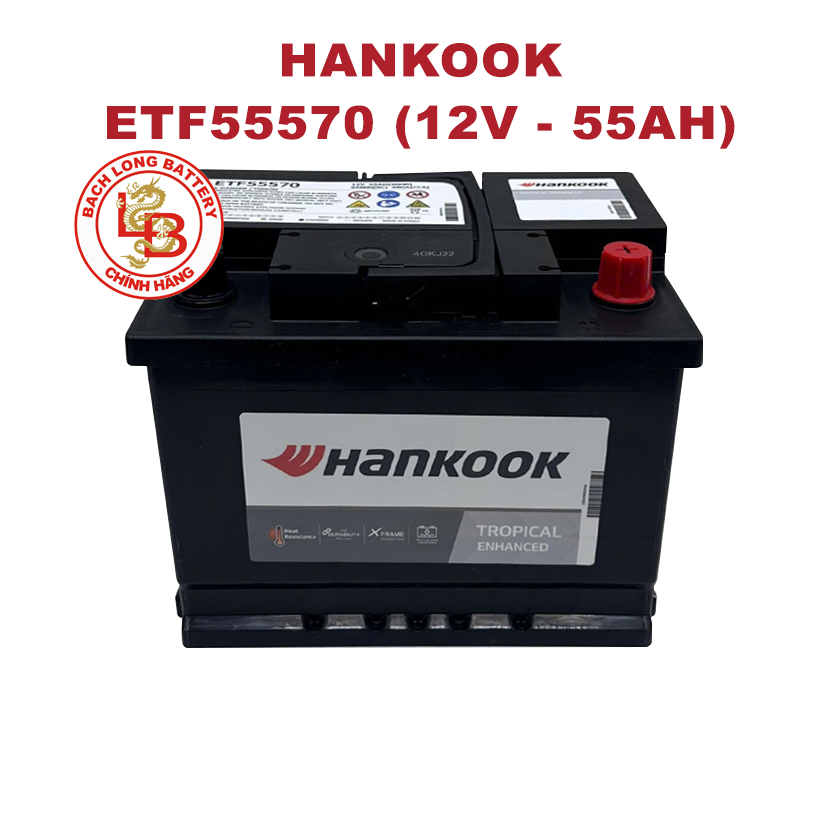 Ắc Quy HANKOOK ETF 55570 (12V-55Ah)