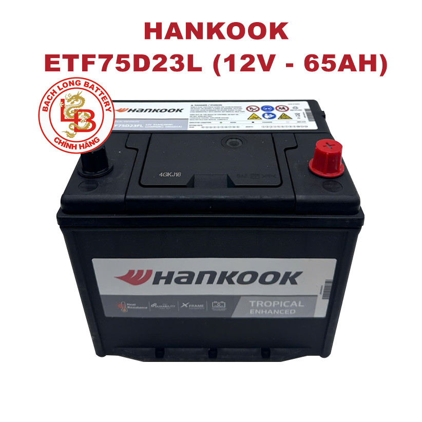 Ắc Quy HANKOOK ETF 75D23L (12V-65Ah)