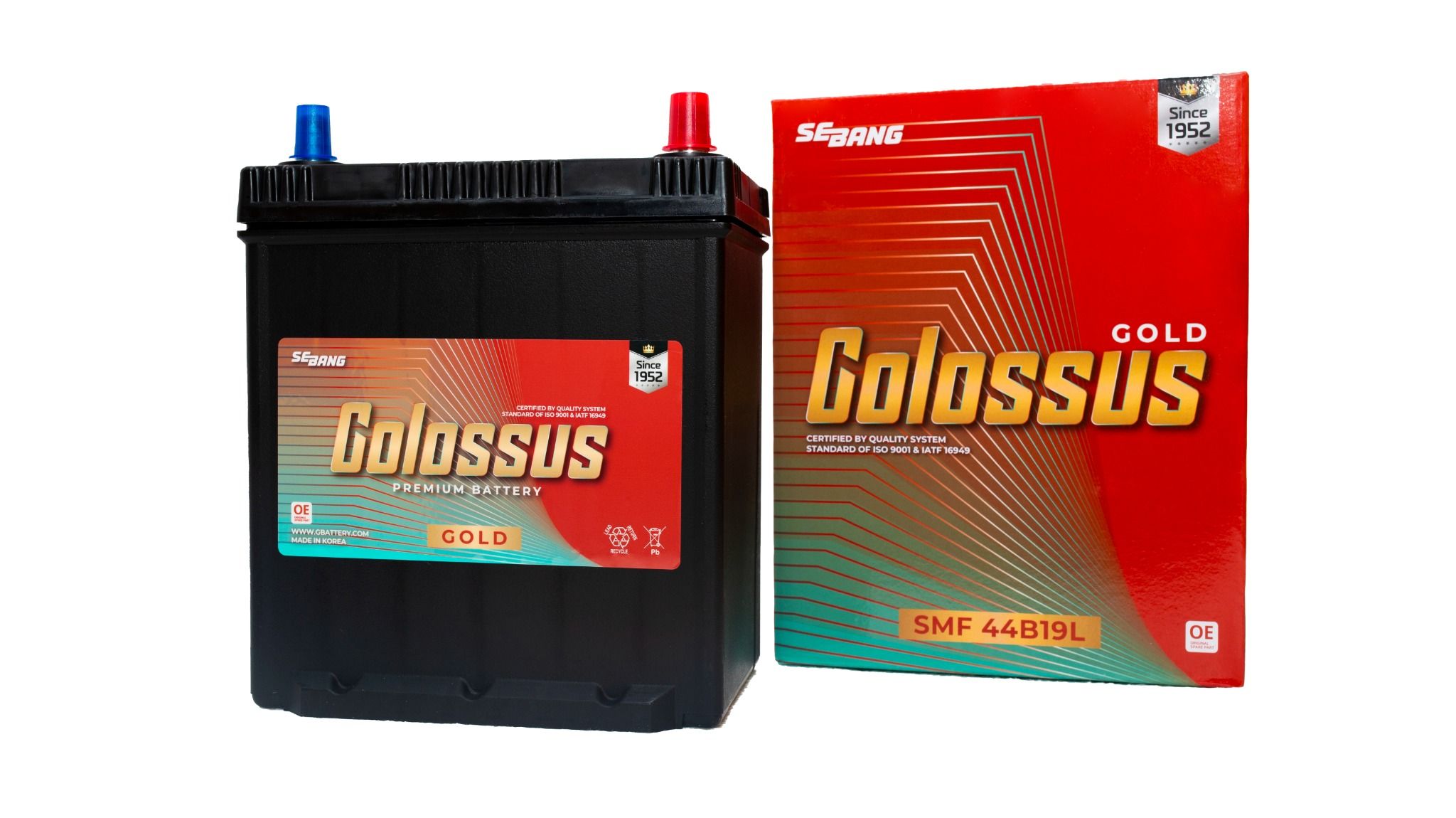Ắc Quy COLOSSUS SMF 44B19L (12V-40Ah)