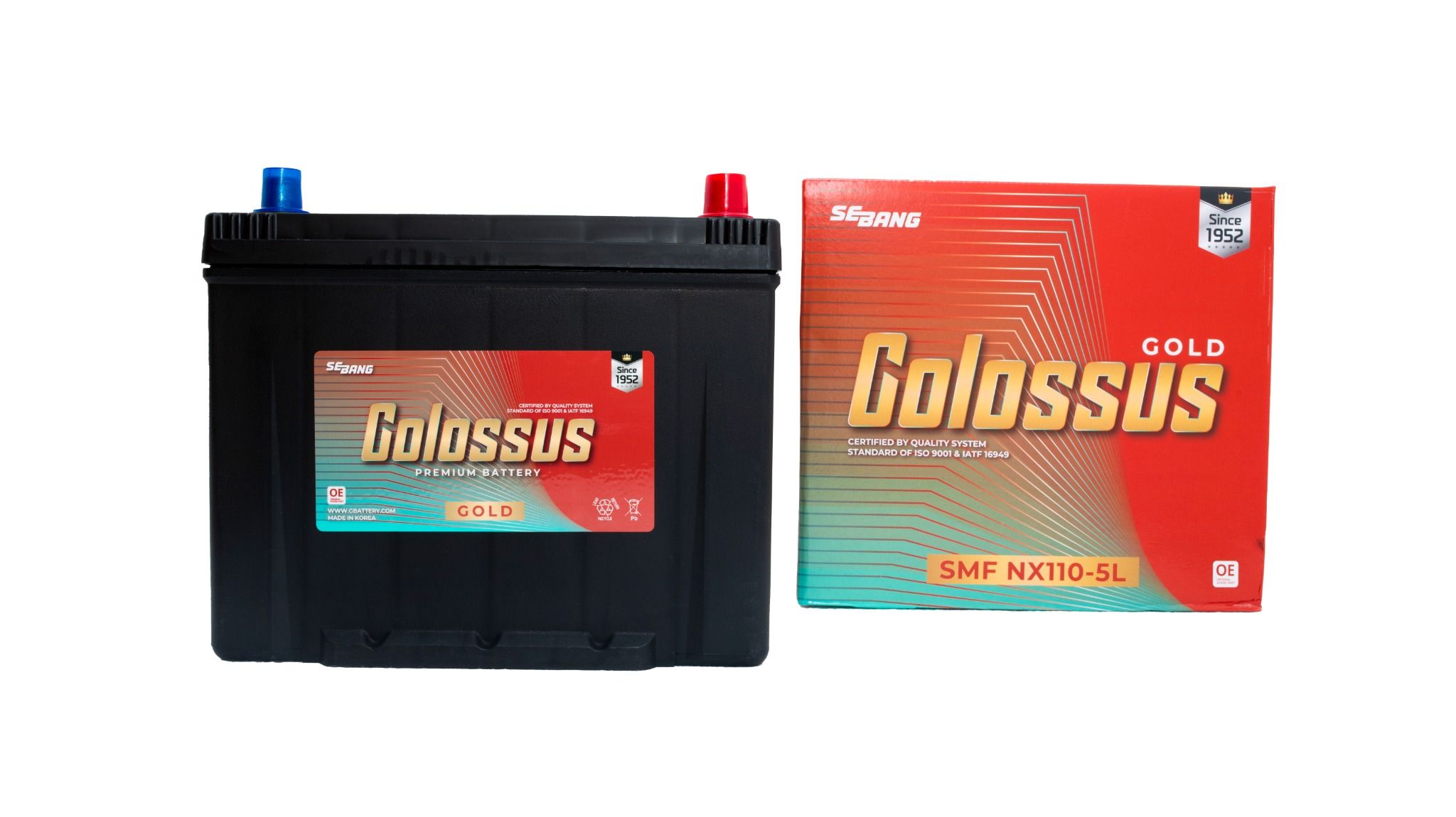 Ắc Quy COLOSSUS SMF NX110-5L (12V-70Ah)
